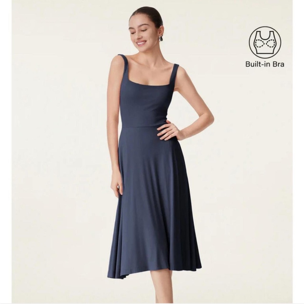 OGL Classic Navy Midi Dress